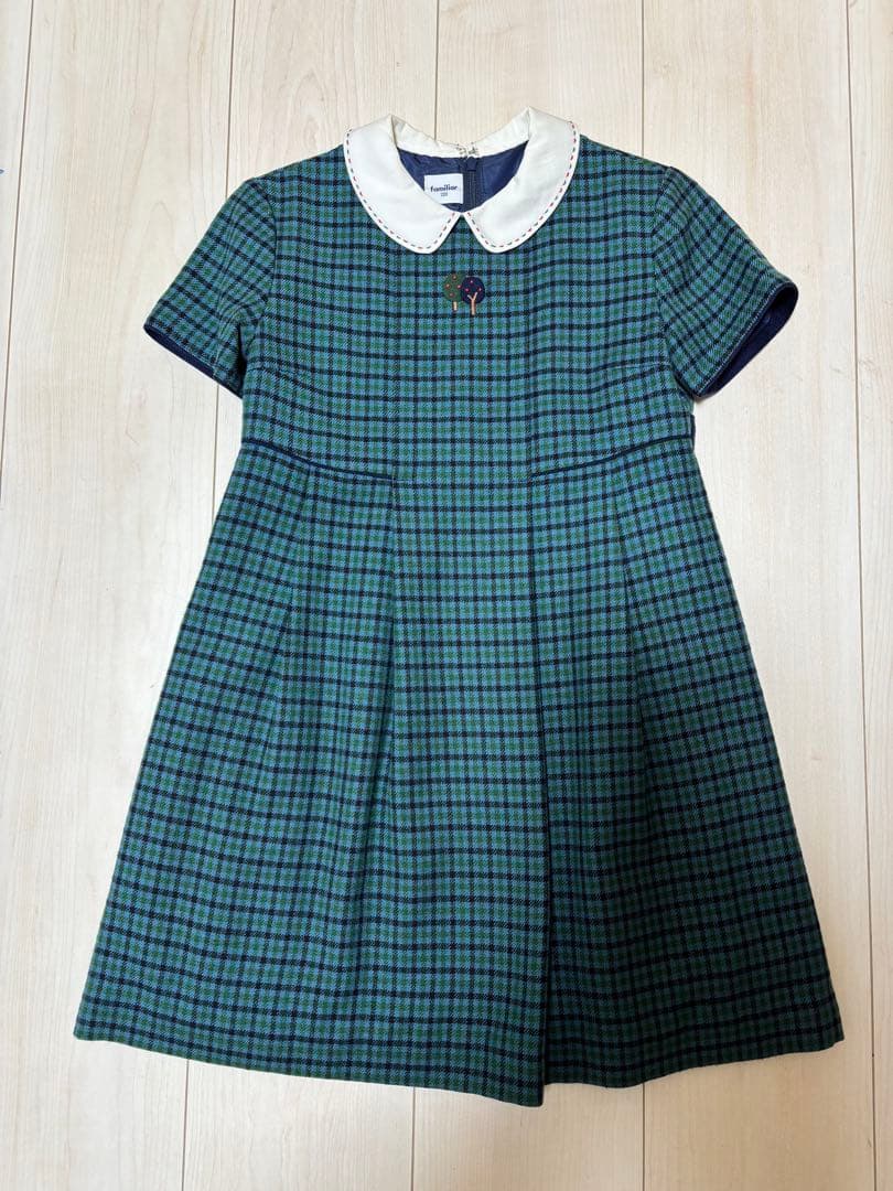 120 ファミリア フォーマルボレロつきワンピース 七五三 卒園式 入学式発表会