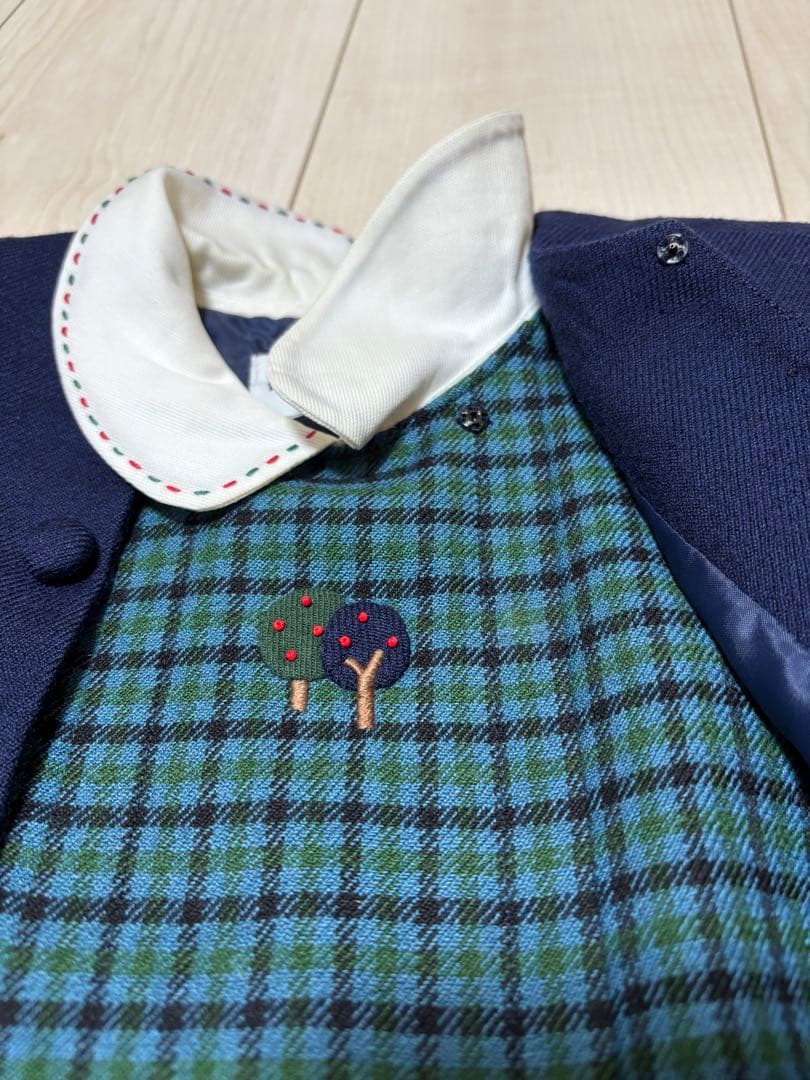 120 ファミリア フォーマルボレロつきワンピース 七五三 卒園式 入学式発表会