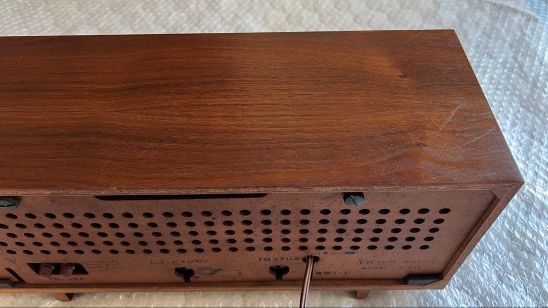 【美品】ビクターF-221　真空管ラジオ