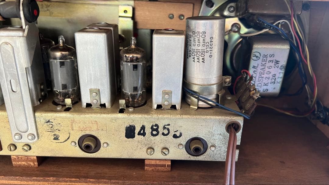 【美品】ビクターF-221　真空管ラジオ