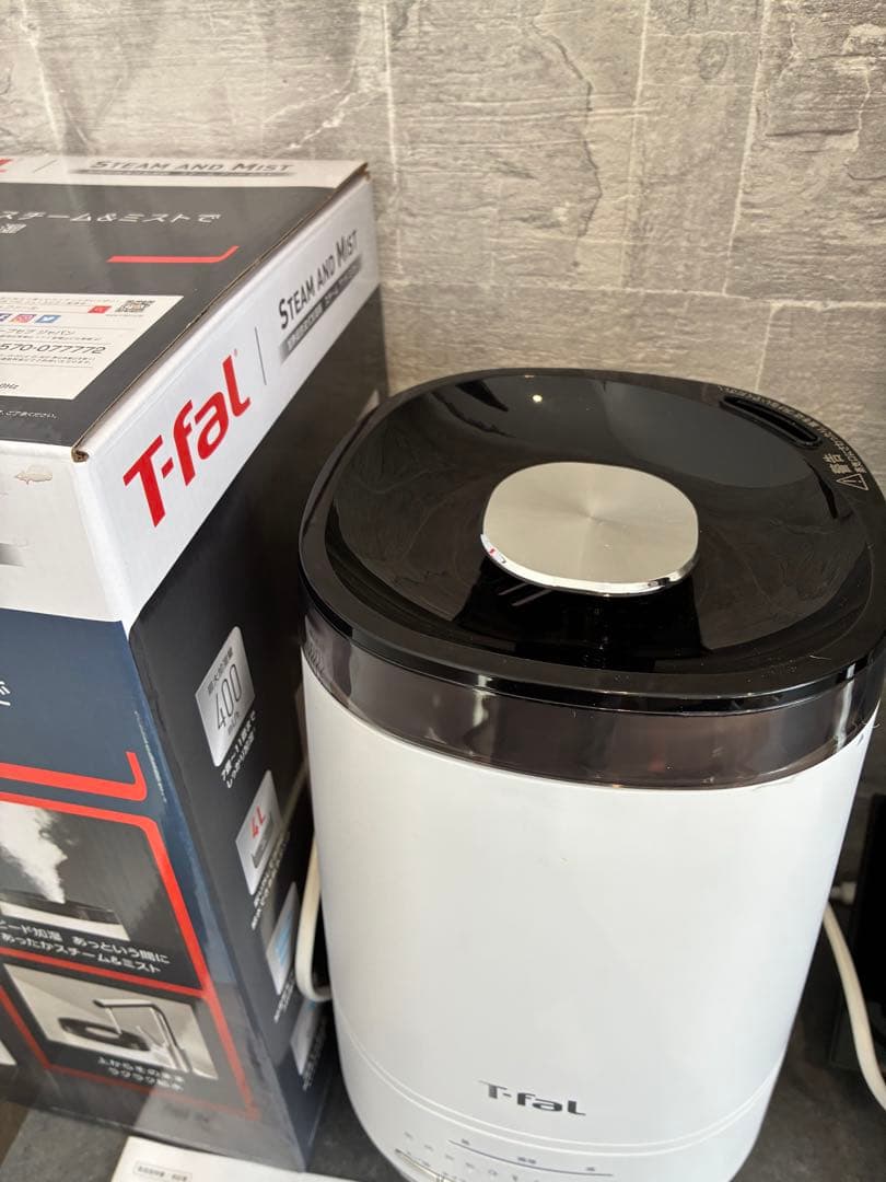 T-fal 加熱超音波式加湿器 スチーム アンド ミスト 4L ホワイト