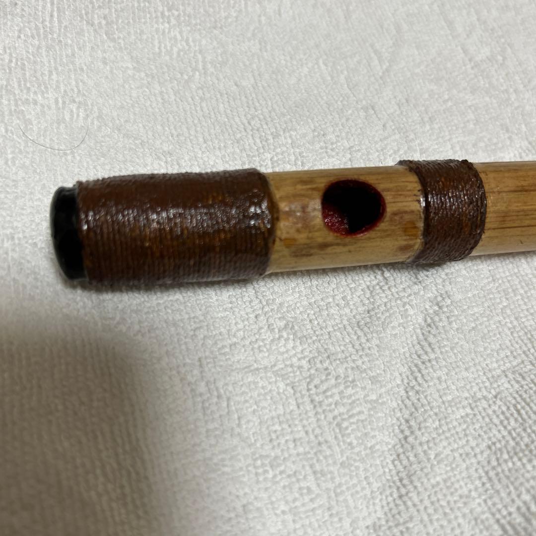 竹製 篠笛 7穴 四本調子（古典調、お囃子用）篠竹乾燥30年弱