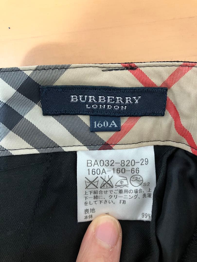 バーバリーフォーマルスーツ 160cm 4点セット