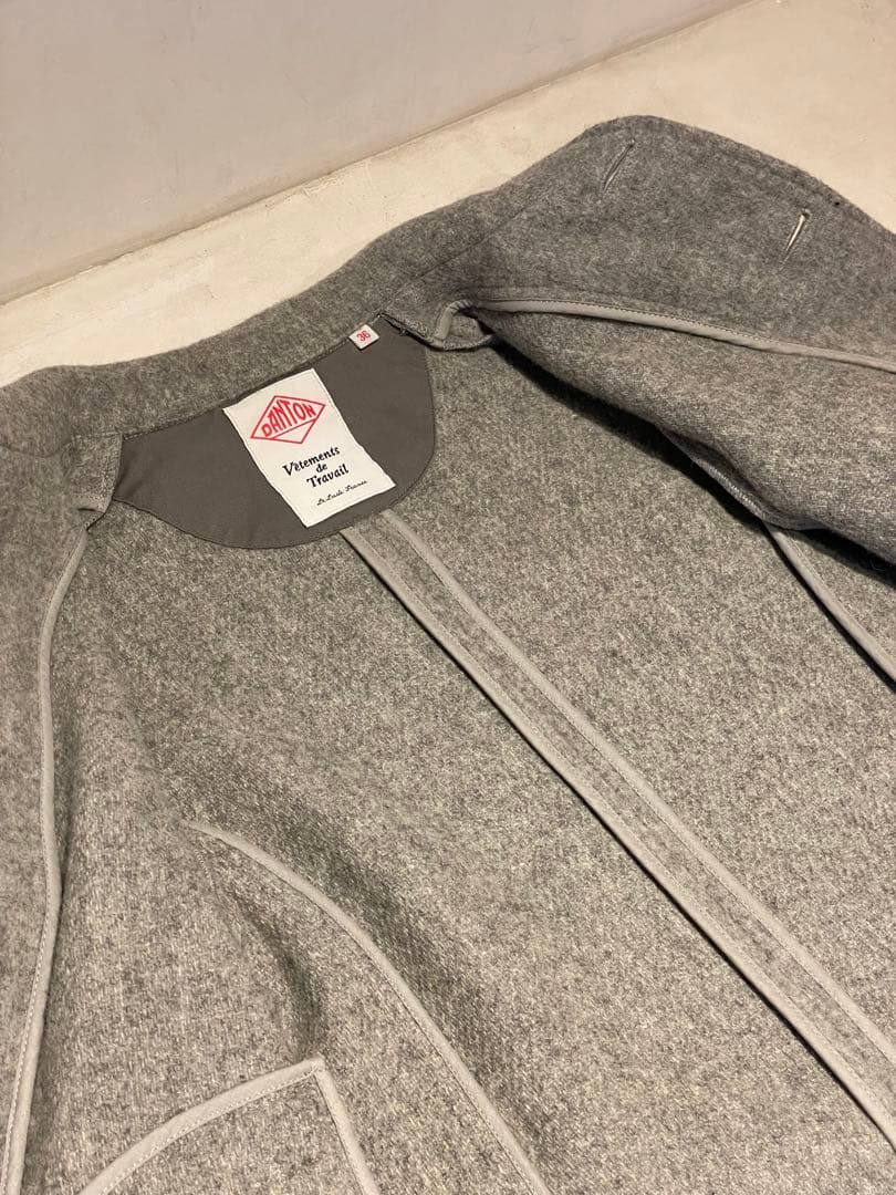 【新品未使用】DANTON ウールジャケット 36 グレー