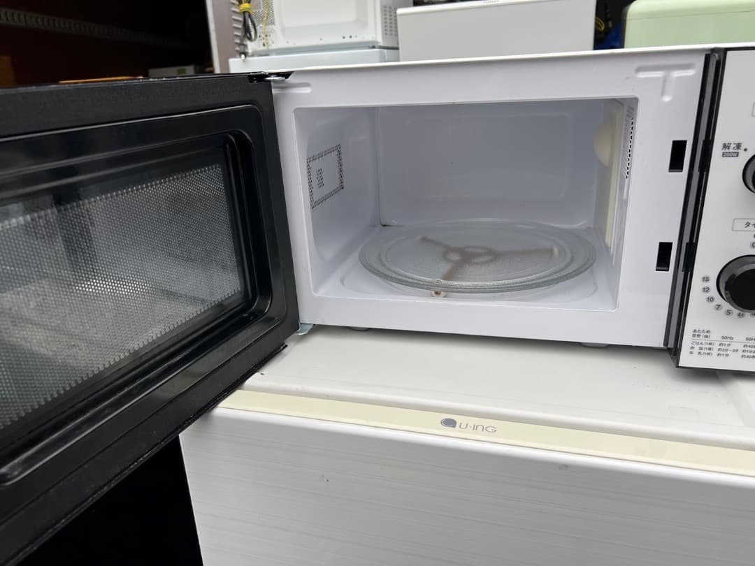 【高年式】2021年式 500W ユアサ 電子レンジ HC-MR0117