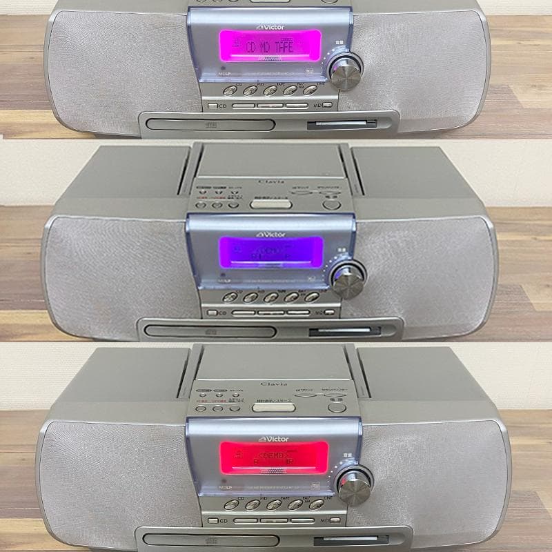 【動作品】Victor Clavia RC-A2 CD-MDポータブルシステム