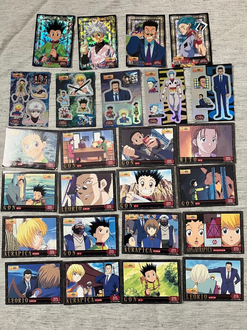 HUNTER×HUNTER　トレーディングステッカー　65枚　アマダ　旧アニメ