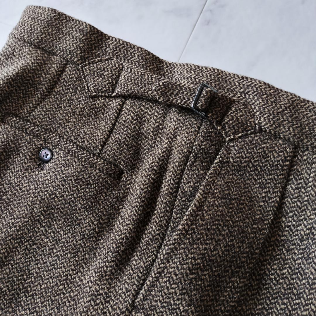 Fumiya Hirano REGENTヘリンボーンツイードスラックス 40 L