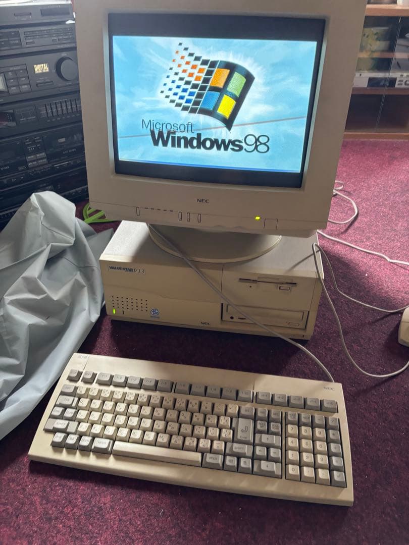 PC9821V13 通電確認済み　マウス交換