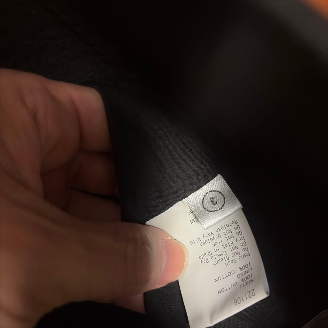 帽子 kijima takayuki sailor cotton blk size 3