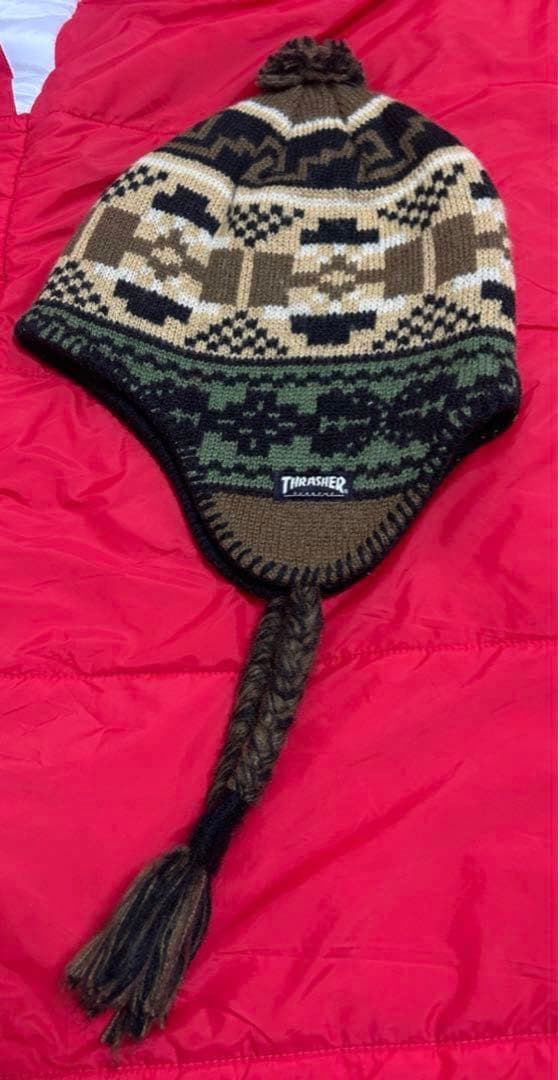 s*b様 Supreme Thrasher Earflap Beanie