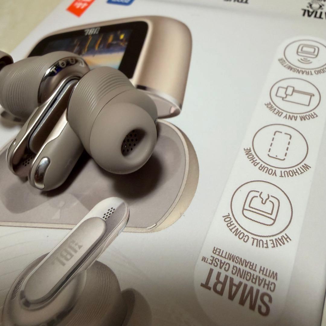 【超美品】JBL TOUR PRO 3 ワイヤレスイヤホン ラテ