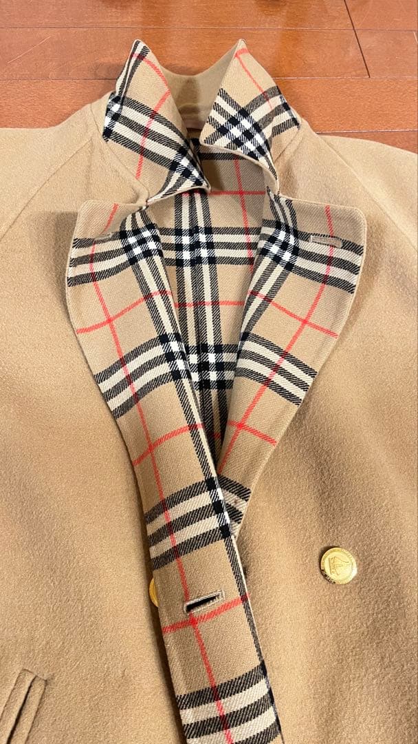 バーバリー ロンドン カシミヤ混 ウール コート　　11号　40 三陽商会