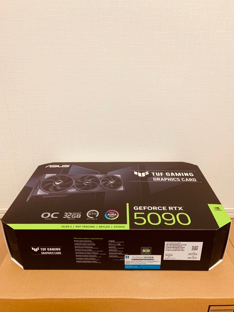グラフィックボード・グラボ・ビデオカード ASUS TUF GAMING GEFORCE RTX 5090 OC 32GB