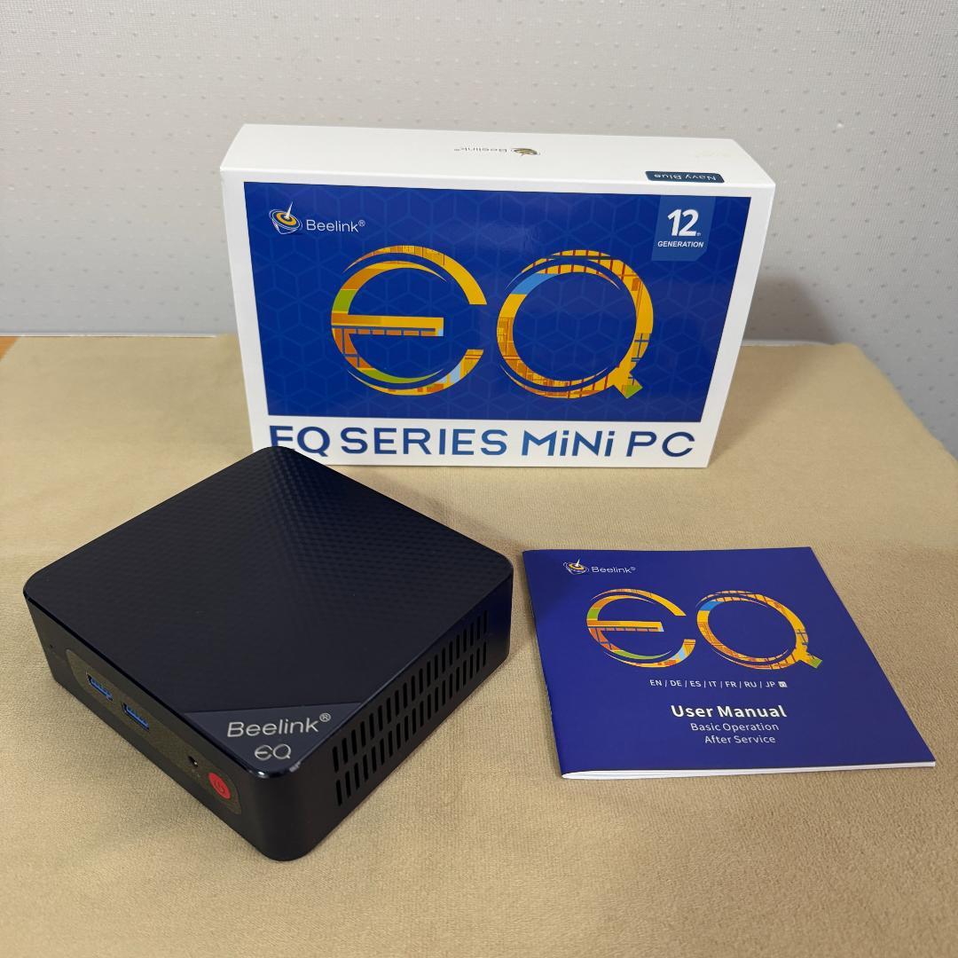 ミニPC Beelink EQ12 N100 Win11Pro 16GB 500GB