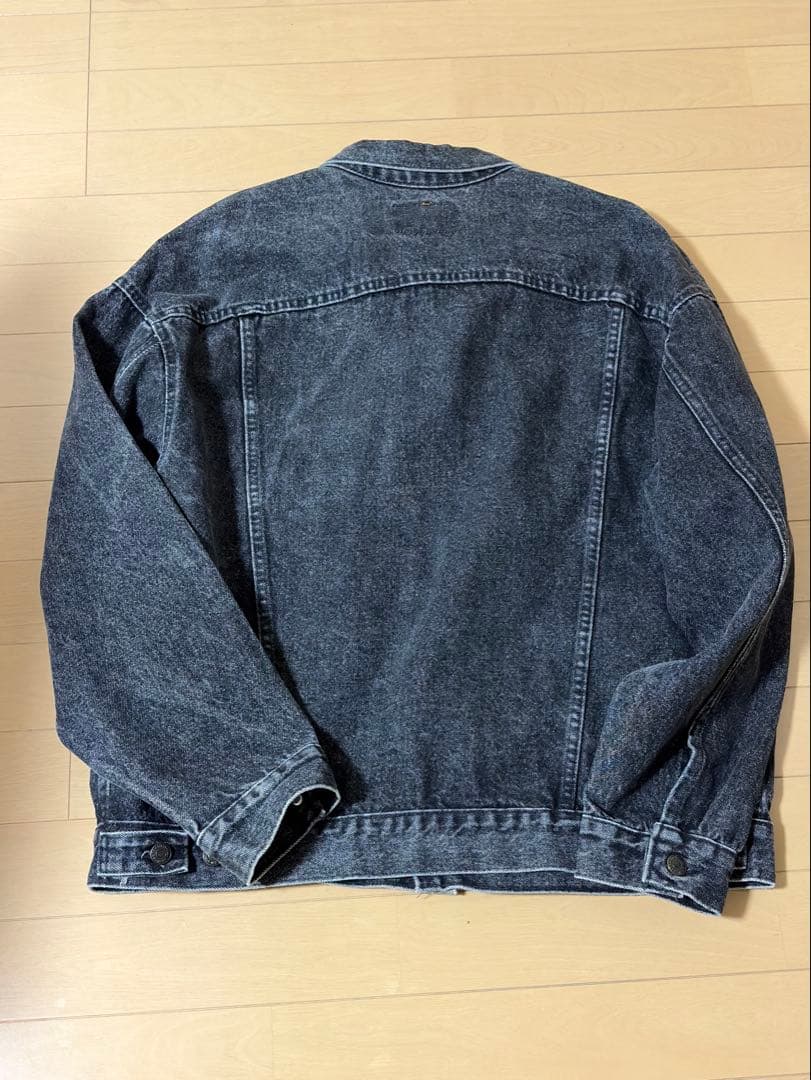 USA製　先染めLevi's70507-4858ブラック　トラッカージャケット
