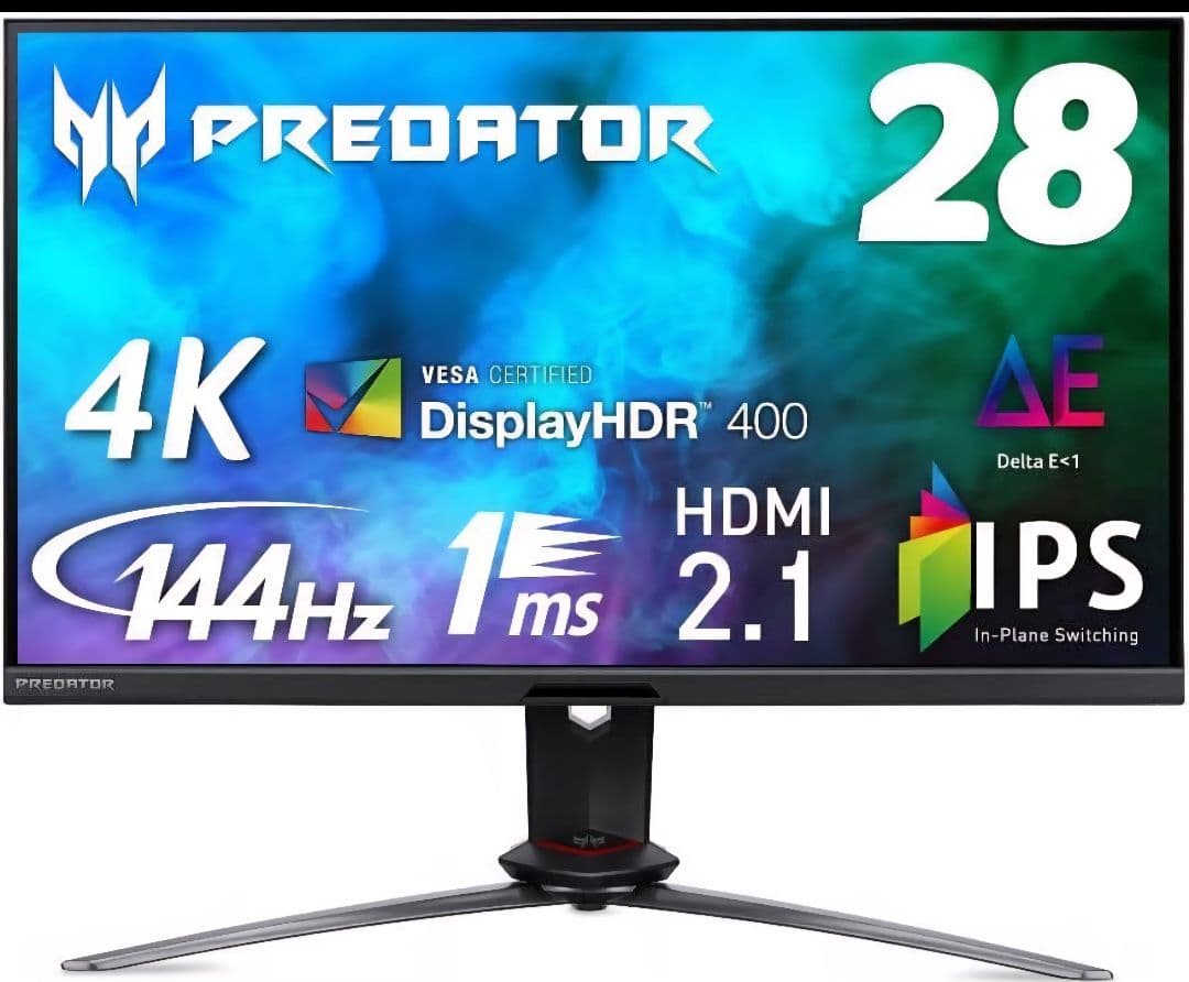 Acer ゲーミングモニター Predator XB283K 28インチ 4K
