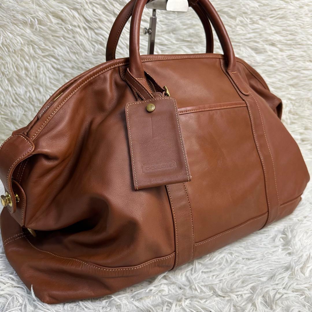 オールドコーチ COACH レザー ボストンバッグ 2way ブラウン