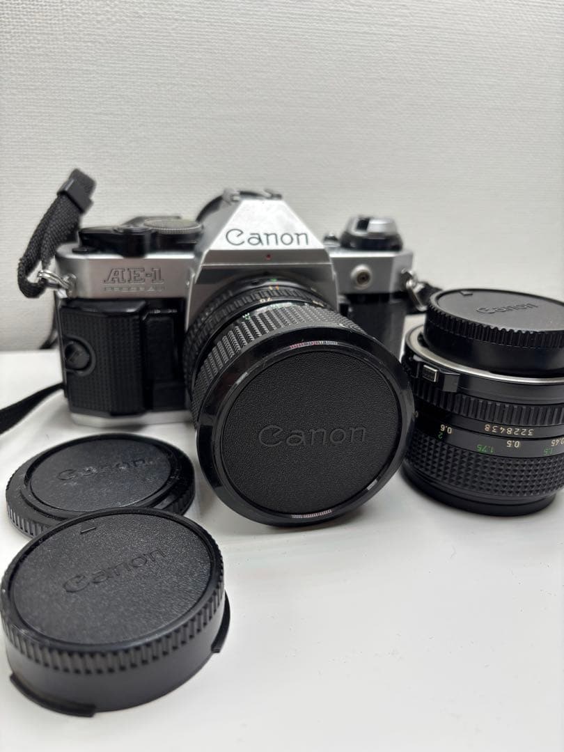 まとめ売りレンズ追加動作未確認 Canon AE-1 シルバー 一眼レフカメラ