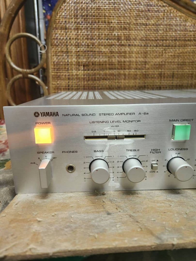 YAMAHAの伝説的名機！！整備済超美品！プリメインアンプA-6a