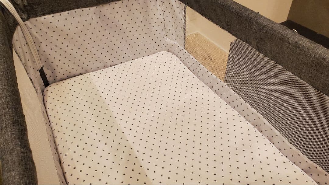 ORi　ベビーベッド 折りたたみ キャスター ミニ