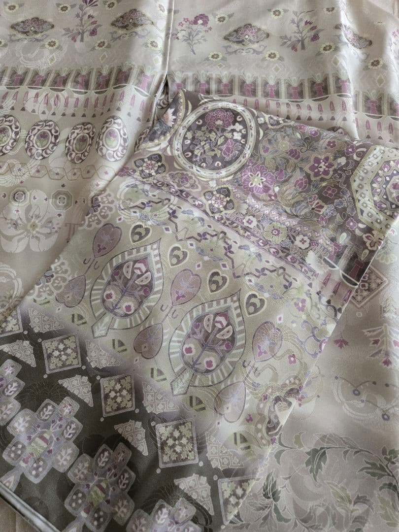 新品❤高級訪問着「和洋が織り成す逸品」東京ますいわ屋誂え◾トールサイズ　裄72