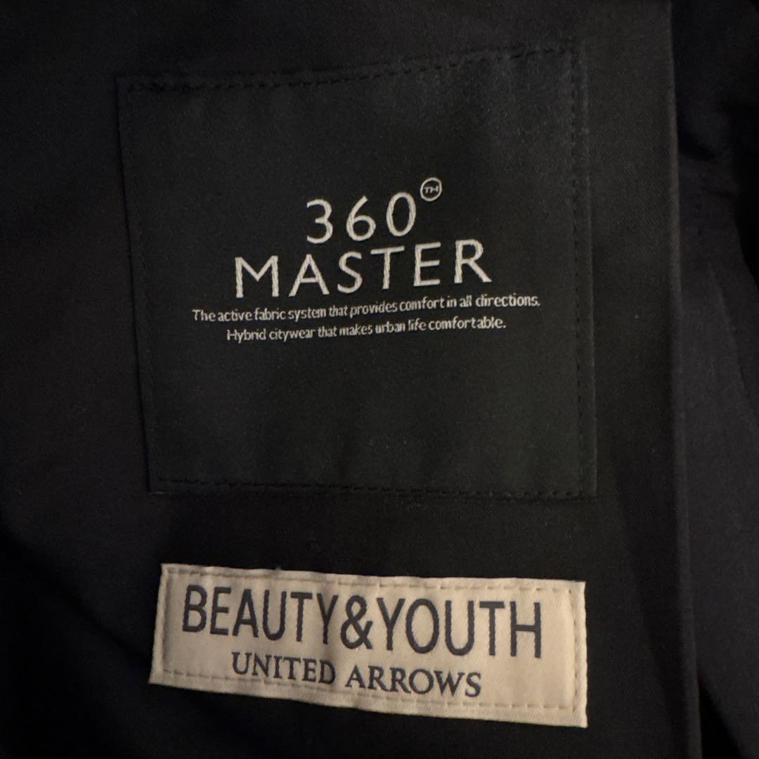 360°MASTER 1プリーツテーパードイージーパンツ ブラック 未使用