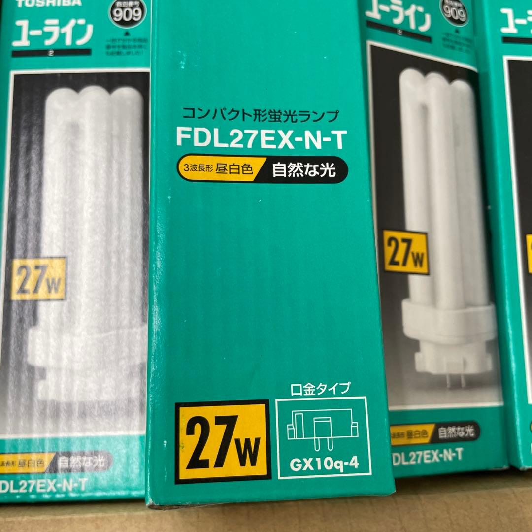 TOSHIBA 蛍光ランプ ユーライン FDL27EX-N-T 27W 5個