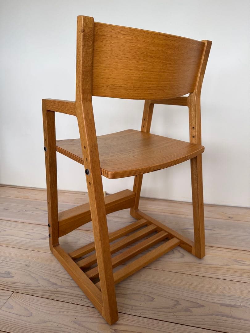 美品▪️ACTUS アクタス F-CHAIR オーク キャスター付 学習椅子