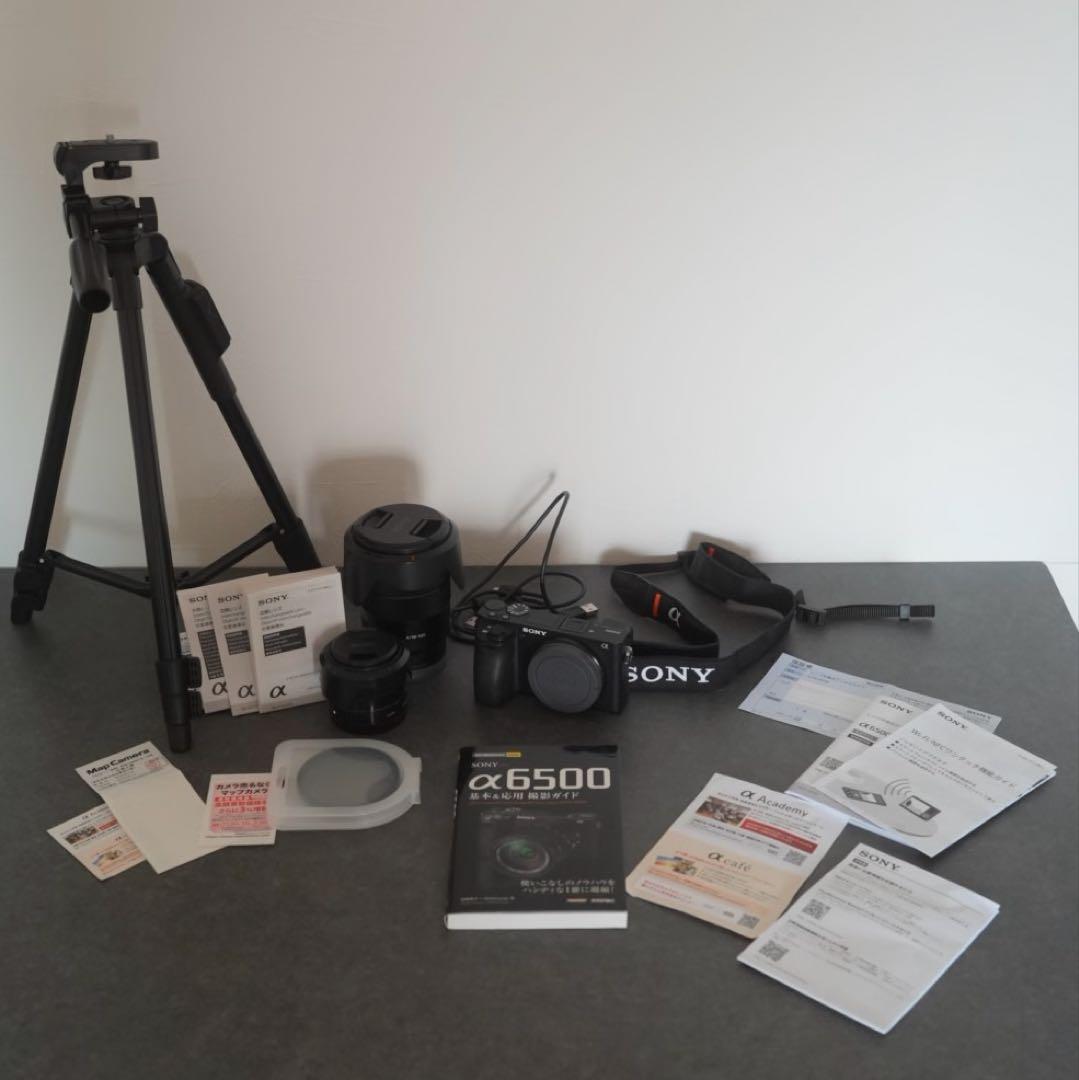 【Sony α6500 レンズ2本＆アクセサリー一式】