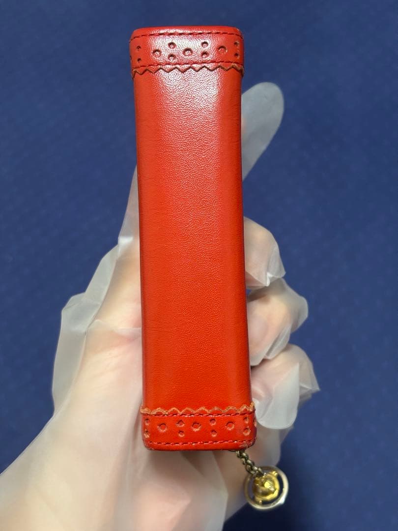 【希少】Vivienne Westwood ケース 赤エナメルボタン