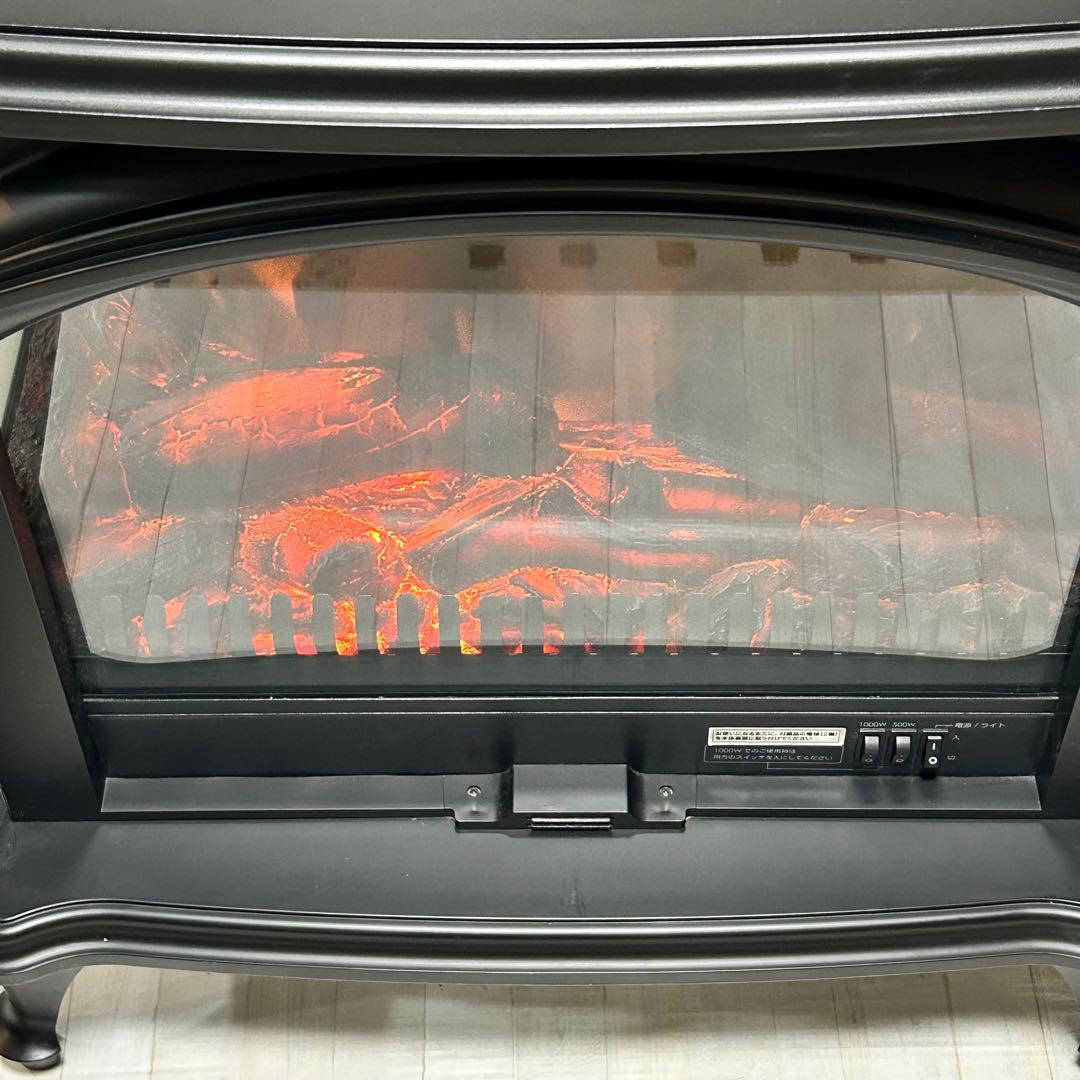 ワイド暖炉型ファンヒーター BLT-999B-3-BK