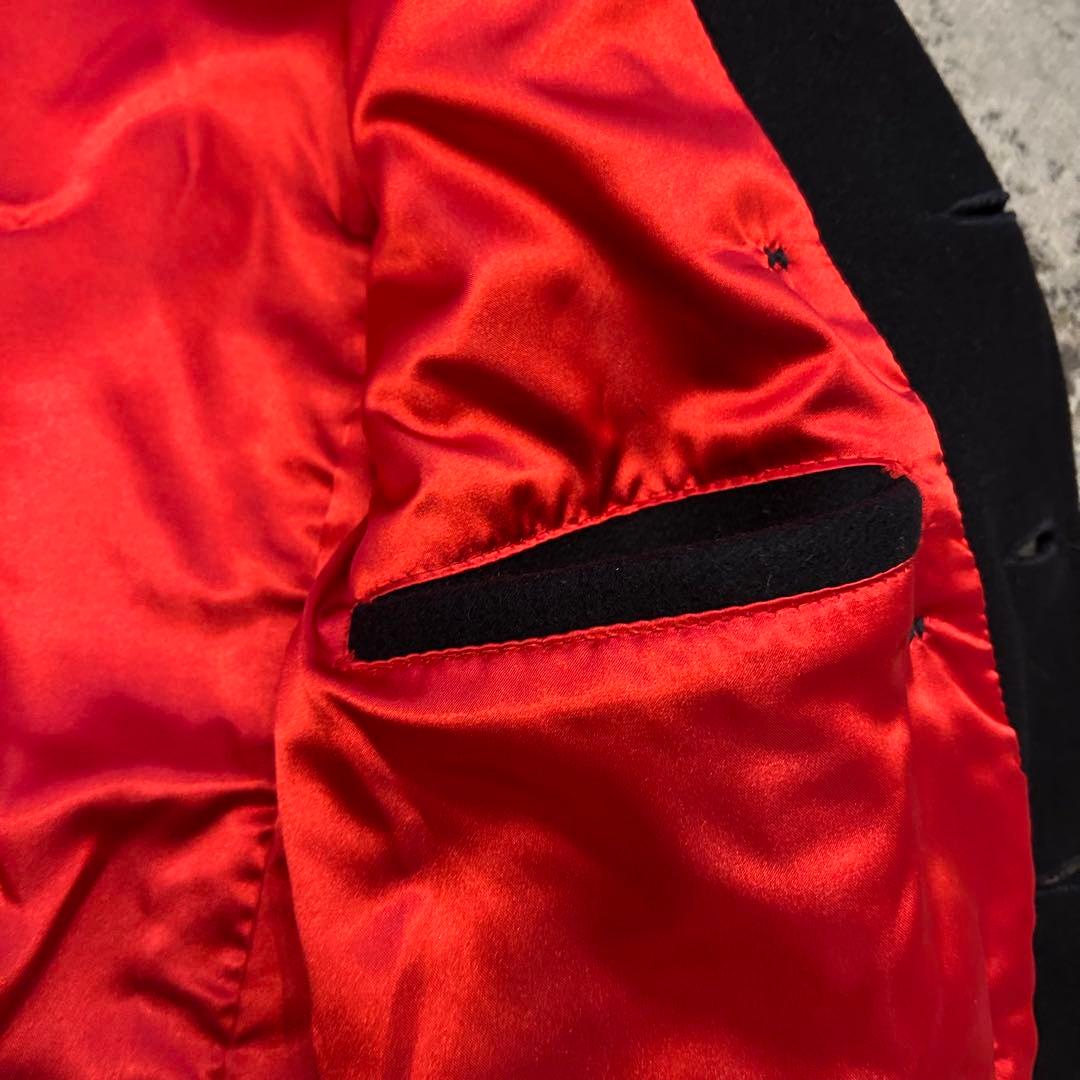 ポン　Schott ショット レザーパイピング ピーコート 36 S相当