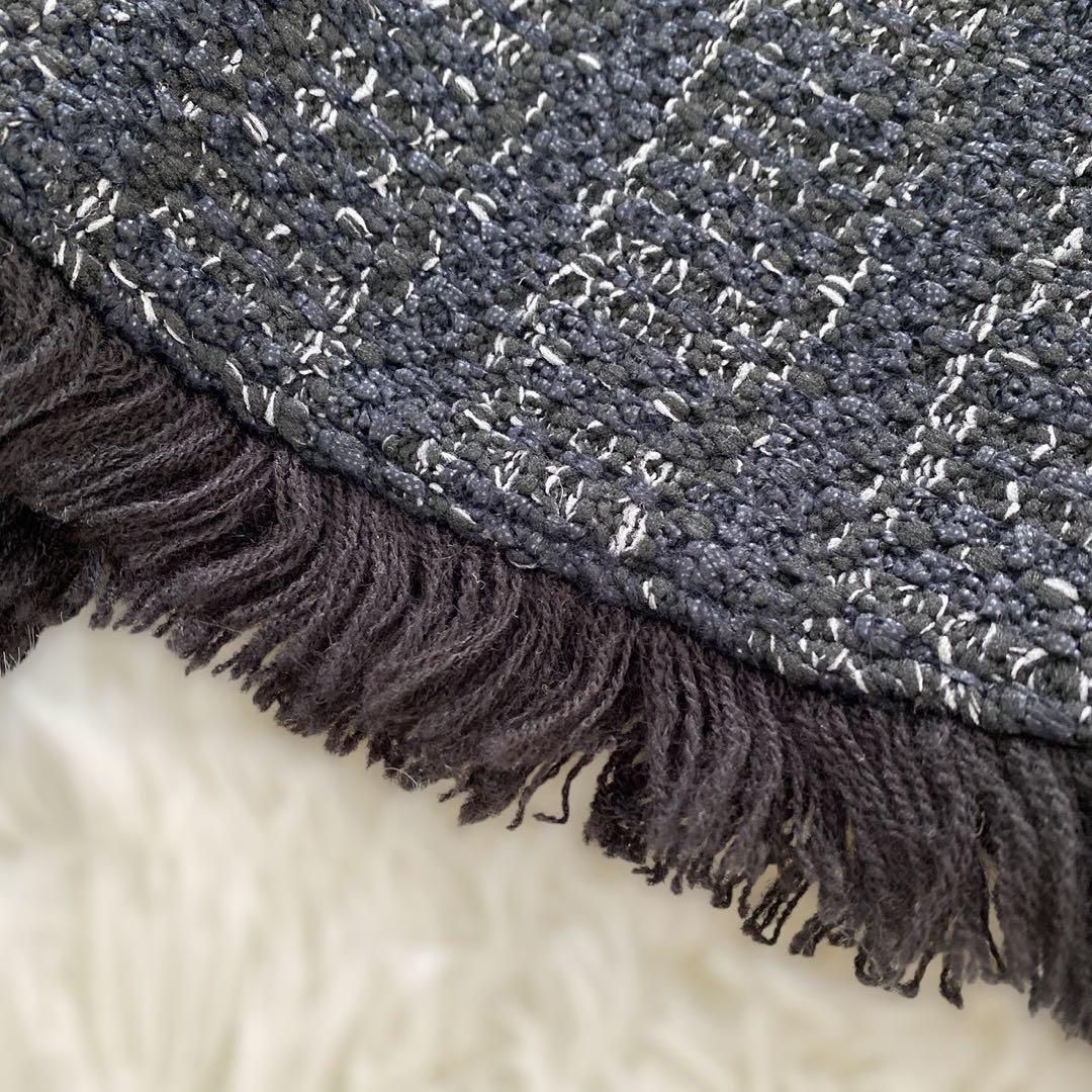 完売美品L’AUBE BLANC Tweed knit Wrap dress