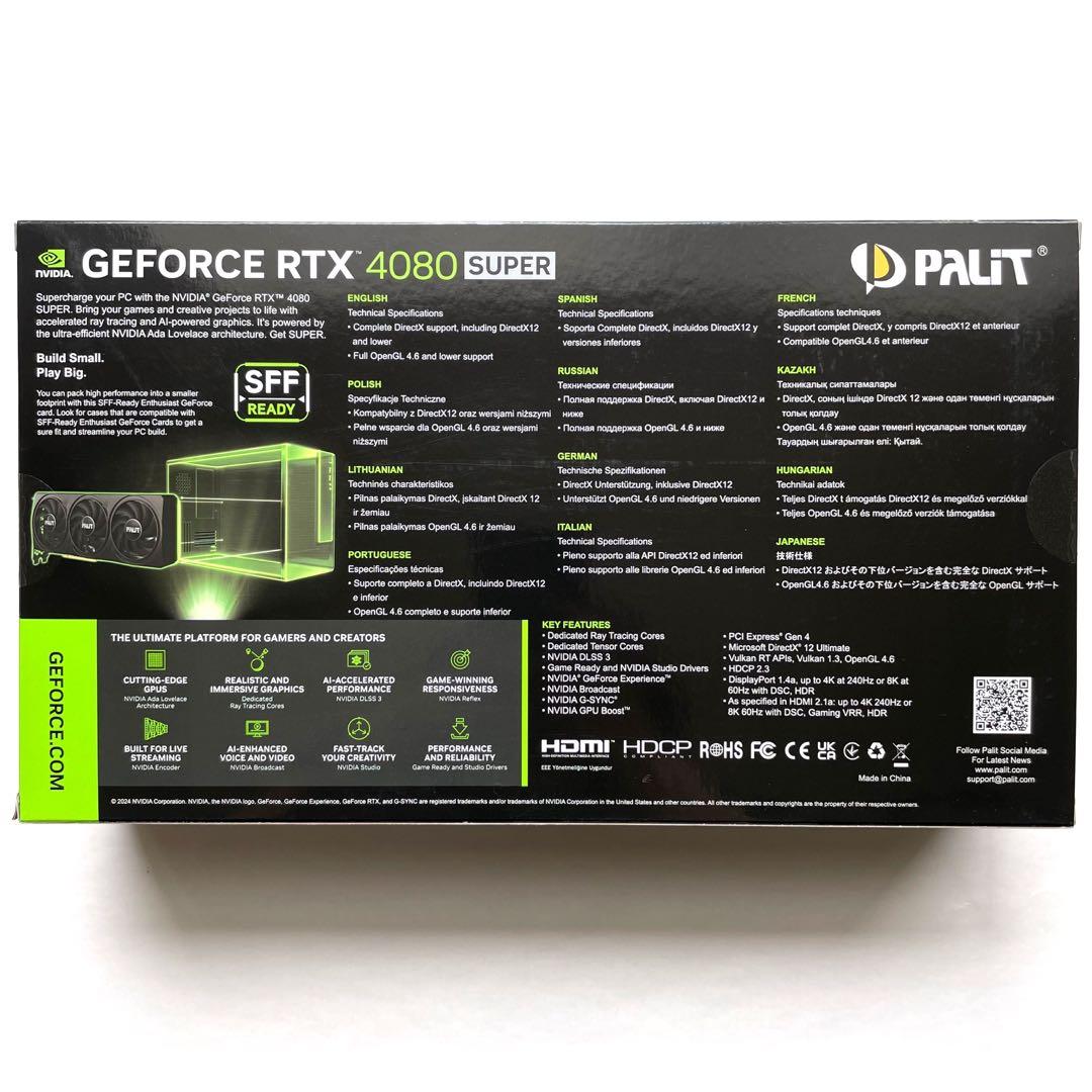 グラフィックボード・グラボ・ビデオカード Palit GeForce RTX4080 SUPER Infinity3OC