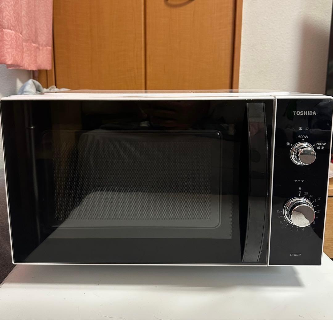 TOSHIBA 電子レンジ 500W・200W フラットトレイ
