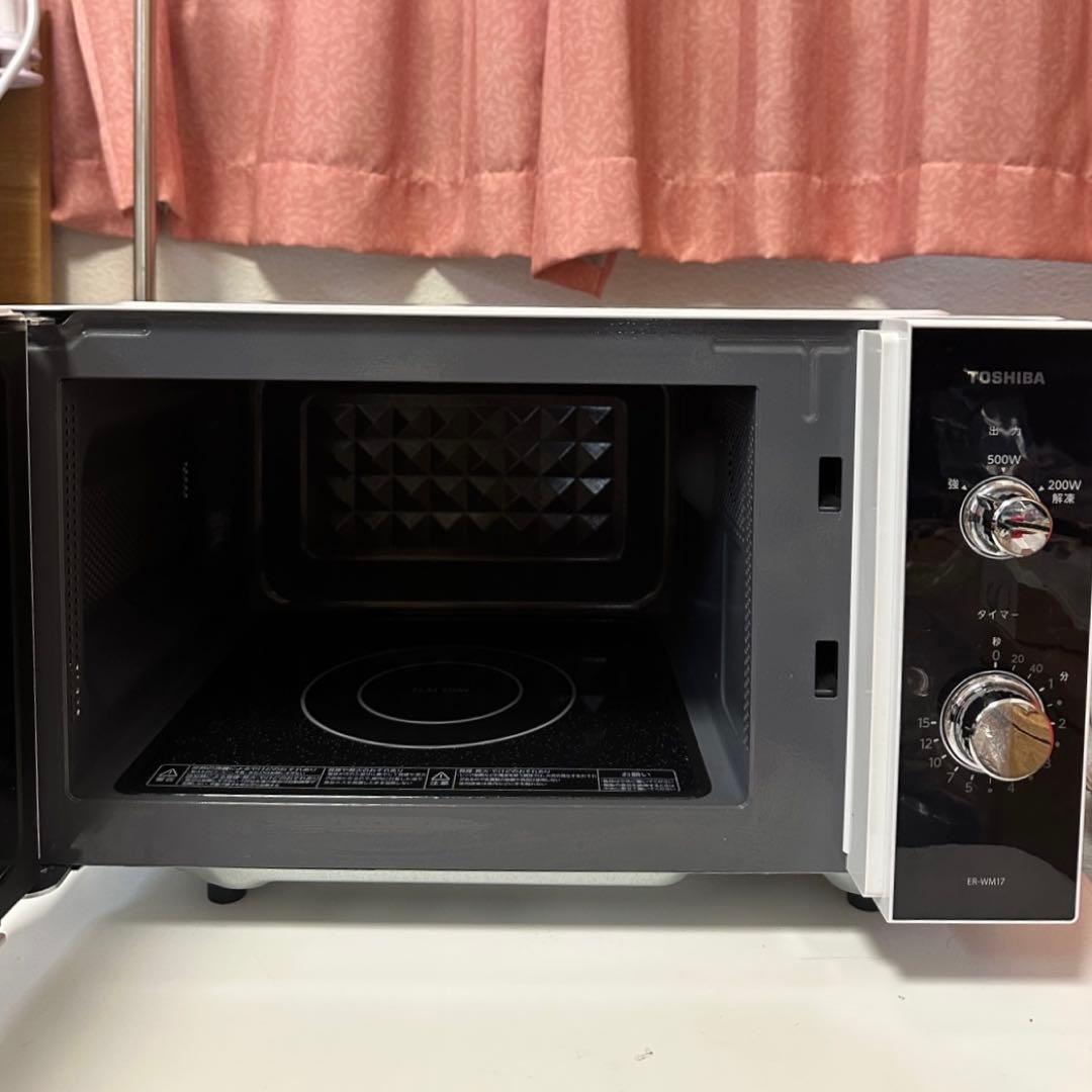 TOSHIBA 電子レンジ 500W・200W フラットトレイ