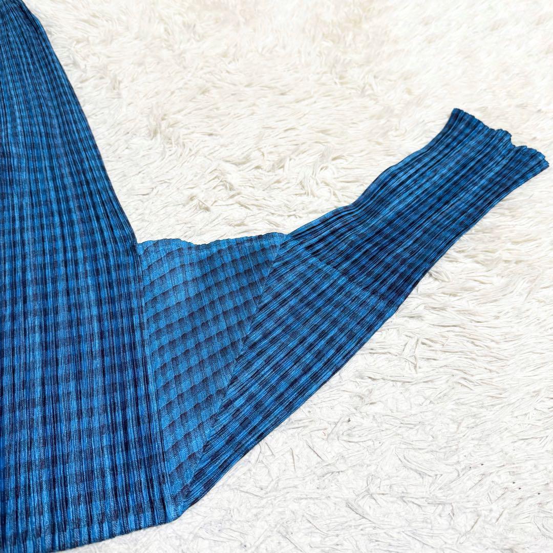 希少/大きい✨プリーツプリーズ　プリーツ加工　変形パンツ　サルエル　チェック