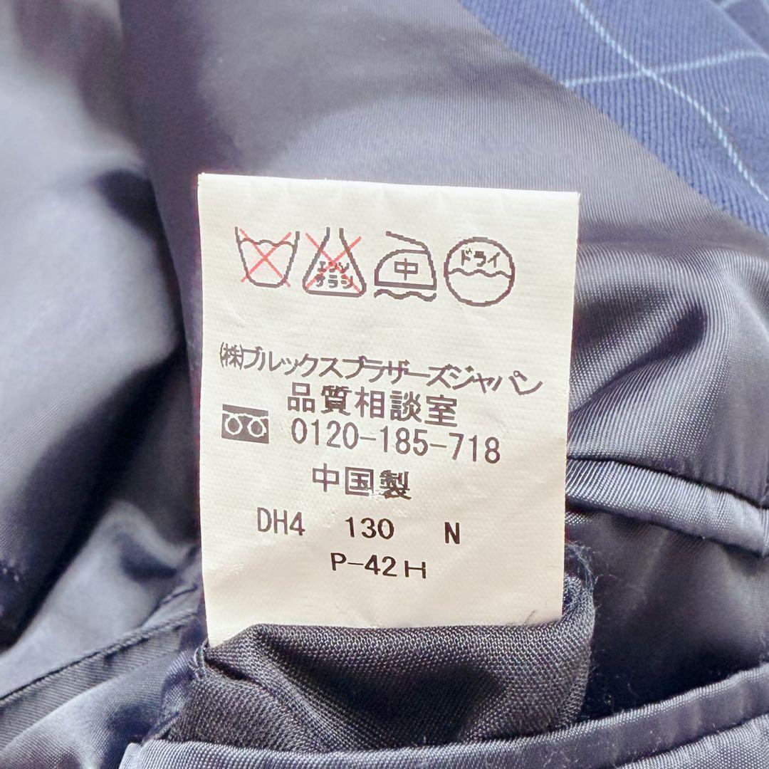 極美品 ブルックスブラザーズ　346 L ウインドウペン テーラードジャケット