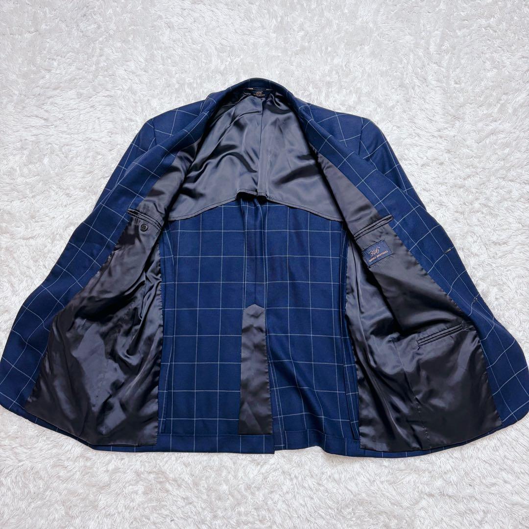 極美品 ブルックスブラザーズ　346 L ウインドウペン テーラードジャケット