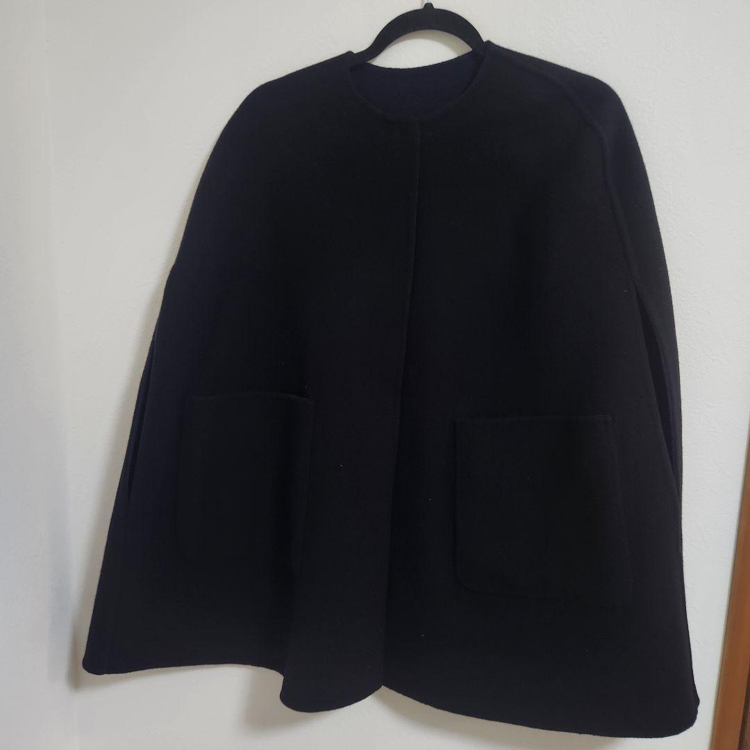 UNITED ARROWS TOKYO バイカラー リバー ケープコート