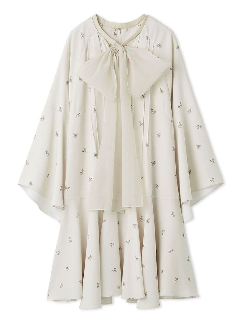 セルフォード♡ビッグリボンフレアワンピース IVR 36