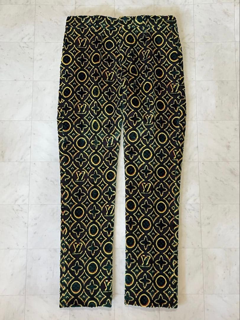 Louis Vuitton 21SS モノグラム フラワー スラックスパンツ