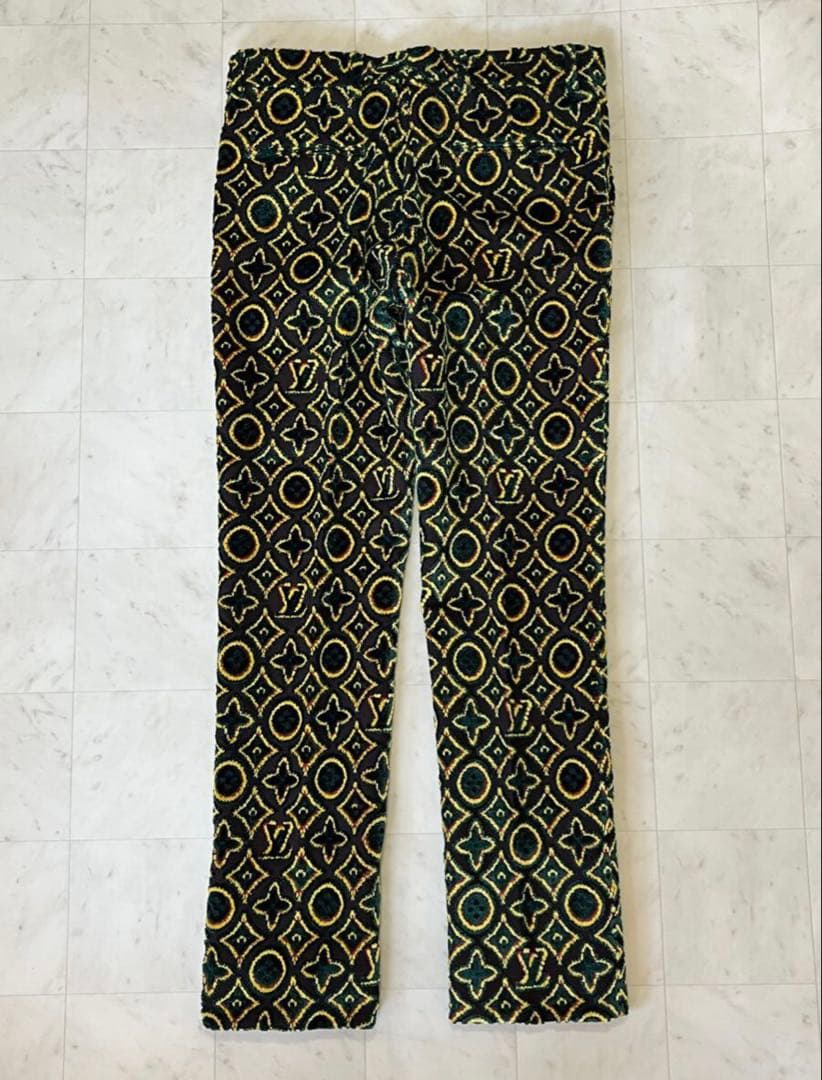 Louis Vuitton 21SS モノグラム フラワー スラックスパンツ