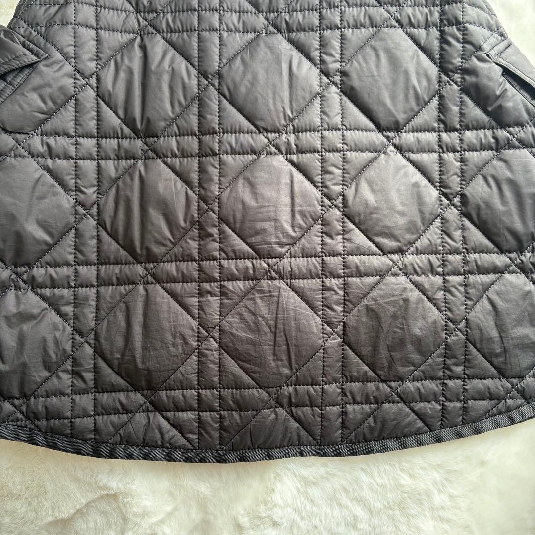 ブラック キルティング ミニスカート　フレア