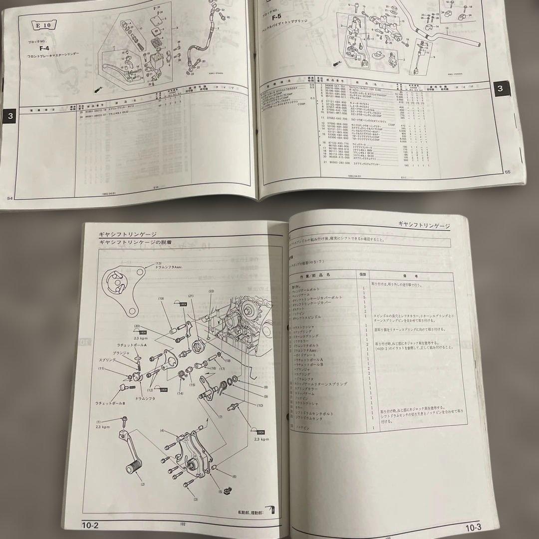 HONDA ジェイド250F (MC23) サービスマニュアル