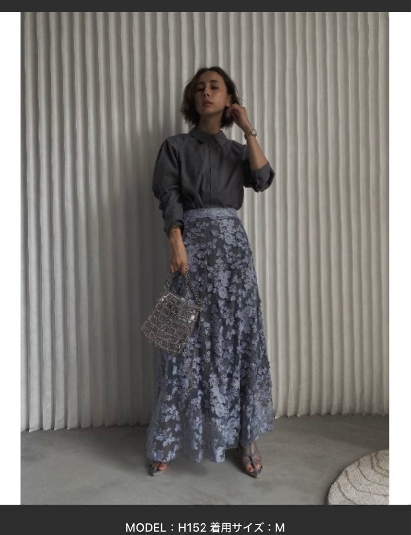 ワンピース LACE LAYERED SHIRT DRESS ameri vintage