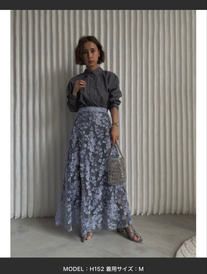 ワンピース LACE LAYERED SHIRT DRESS ameri vintage