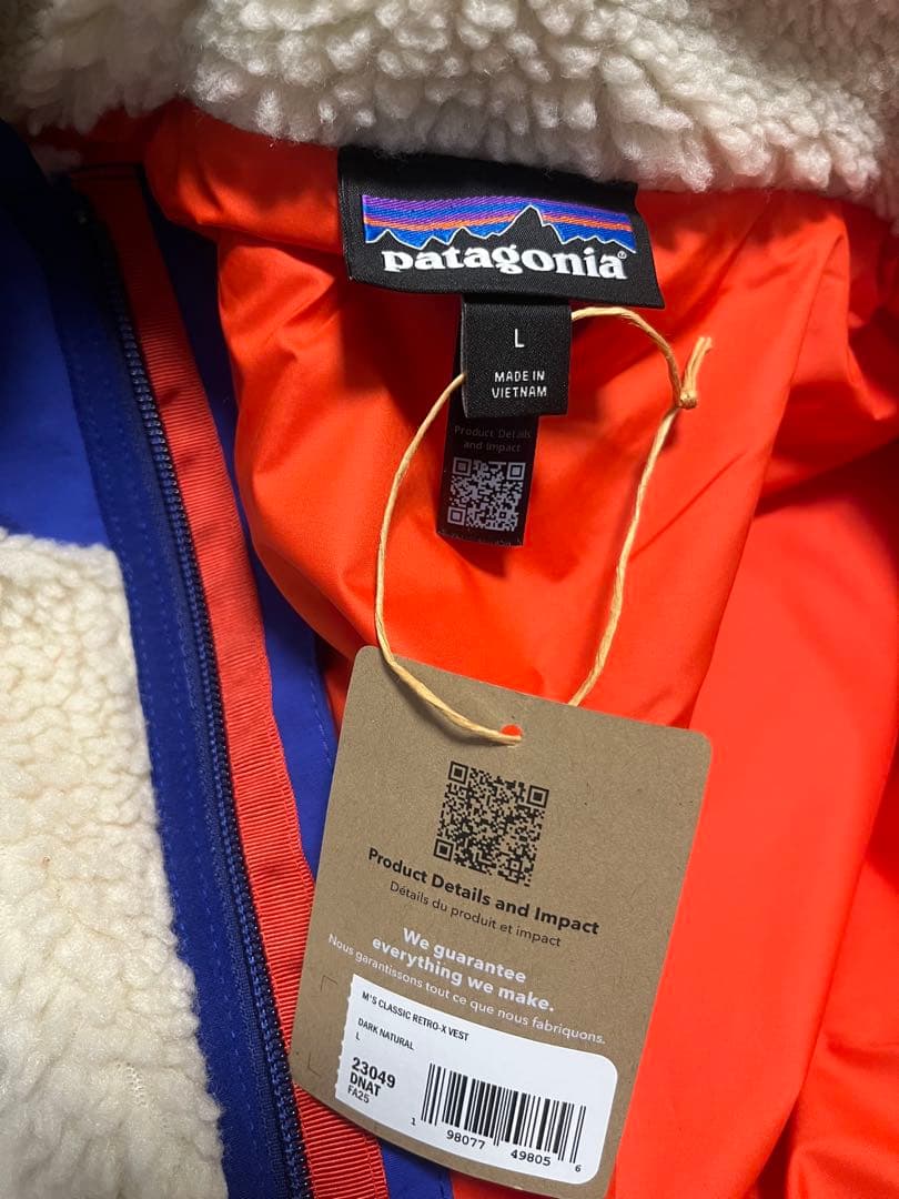 patagonia クラシック•レトロX•ベスト 25年モデル Lサイズ
