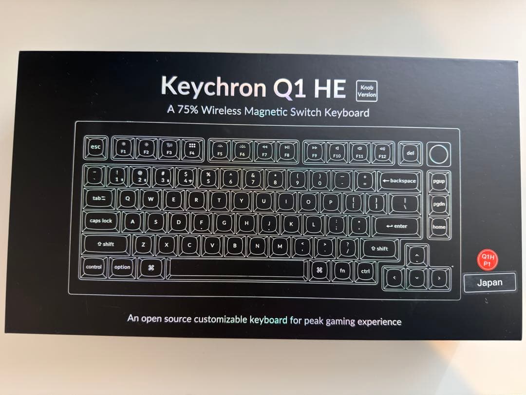 Keychron Q1 HE ワイヤレスキーボード パームレスト付